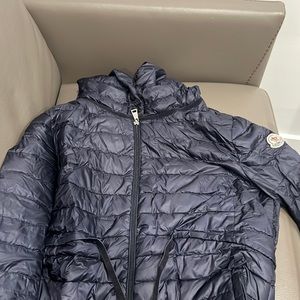 Moncler barbel hooded puffer coat